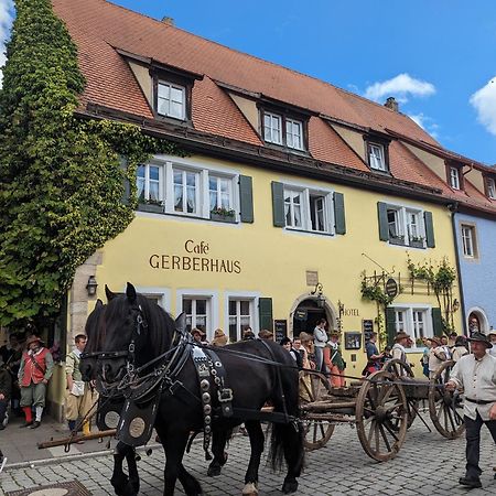 רוטנבורג אוב דר טאובר Hotel Gerberhaus מראה חיצוני תמונה
