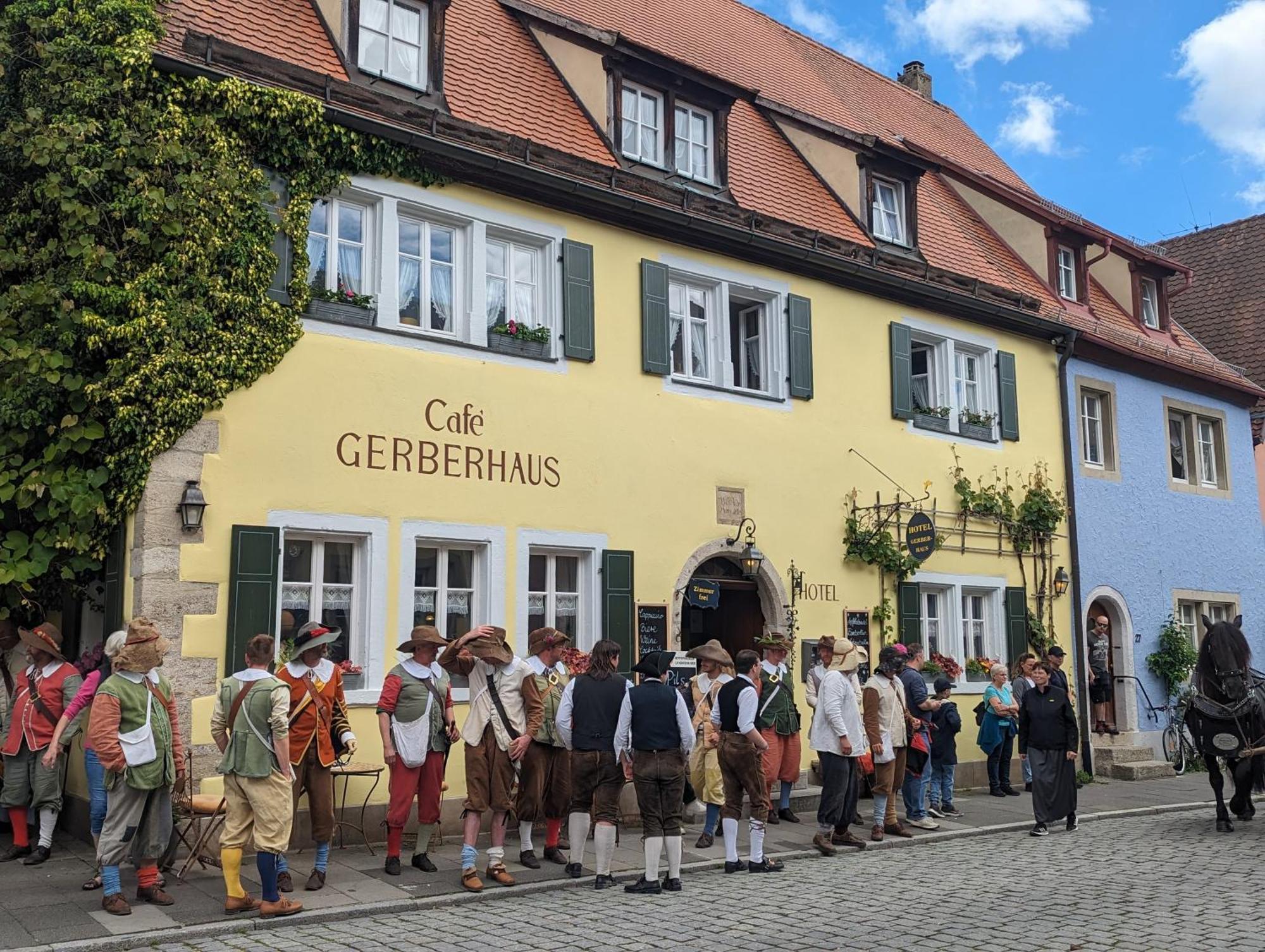רוטנבורג אוב דר טאובר Hotel Gerberhaus מראה חיצוני תמונה