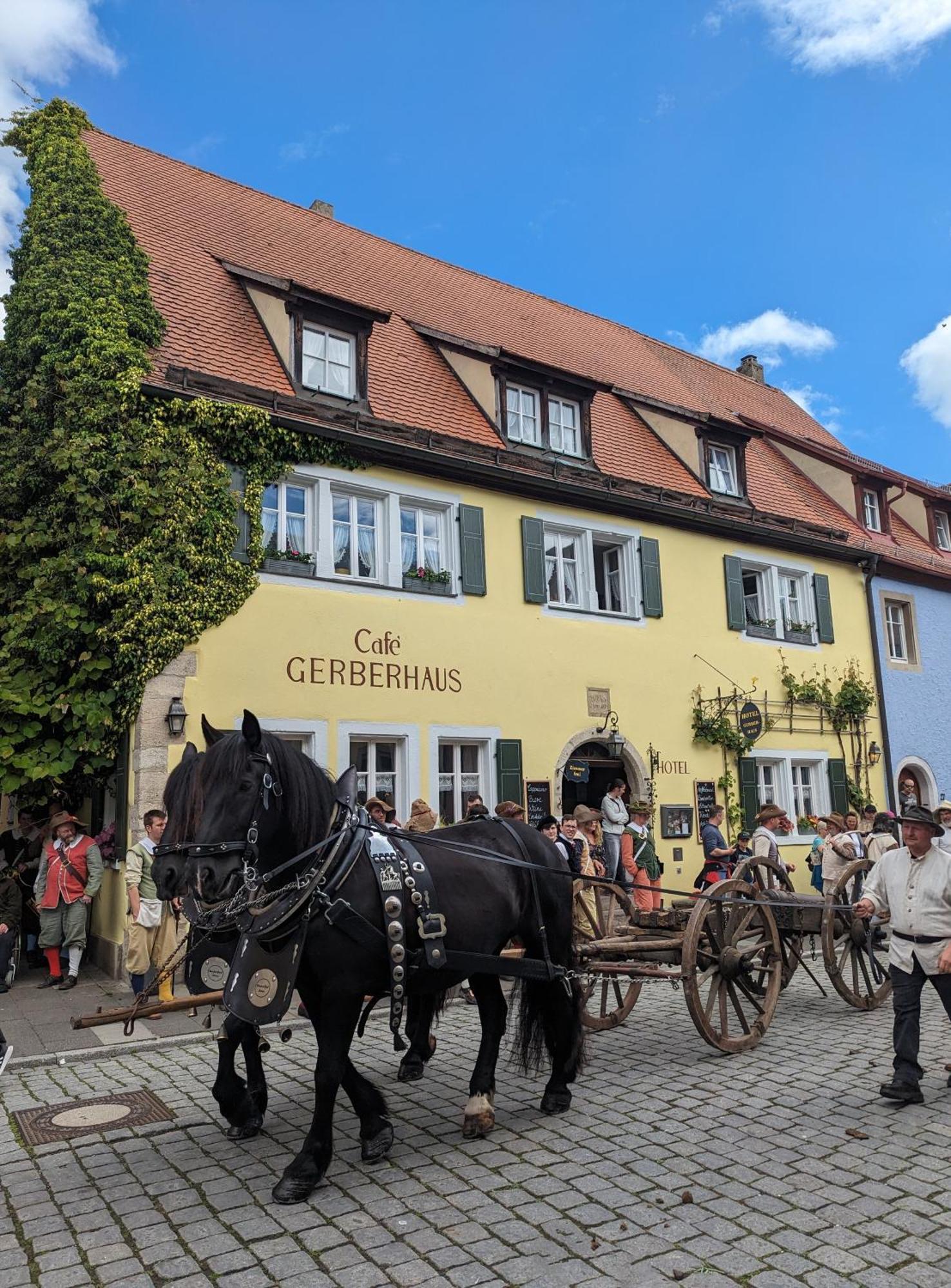 רוטנבורג אוב דר טאובר Hotel Gerberhaus מראה חיצוני תמונה